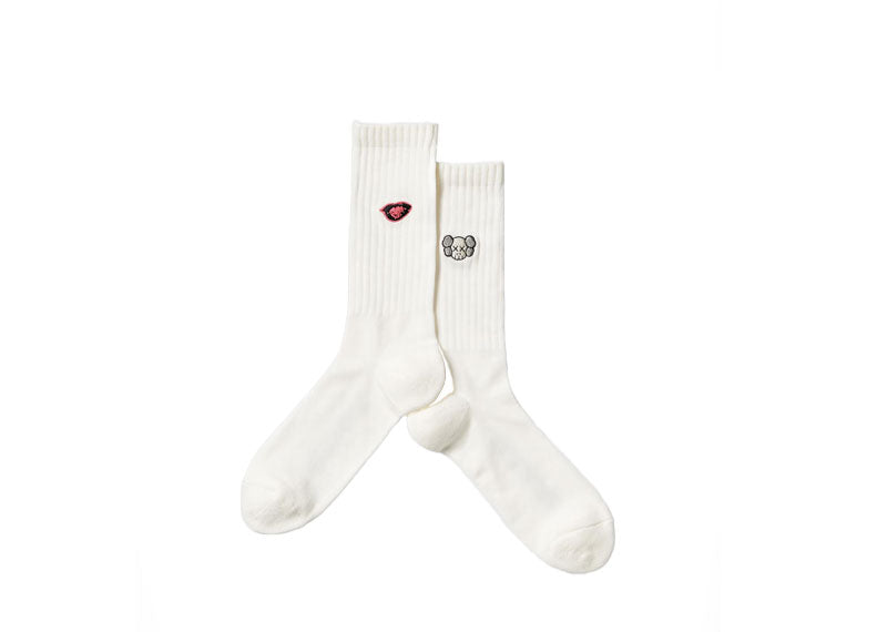 KAWS x Uniqlo Warhol 476519 Socks White