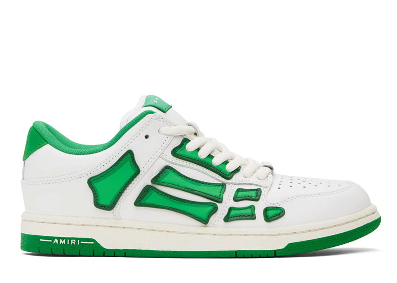 AMIRI Skel Low Top White Green