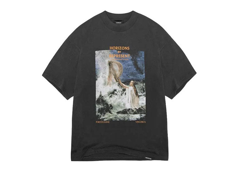 REPRESENT Higher Truth T-Shirt Washed Black