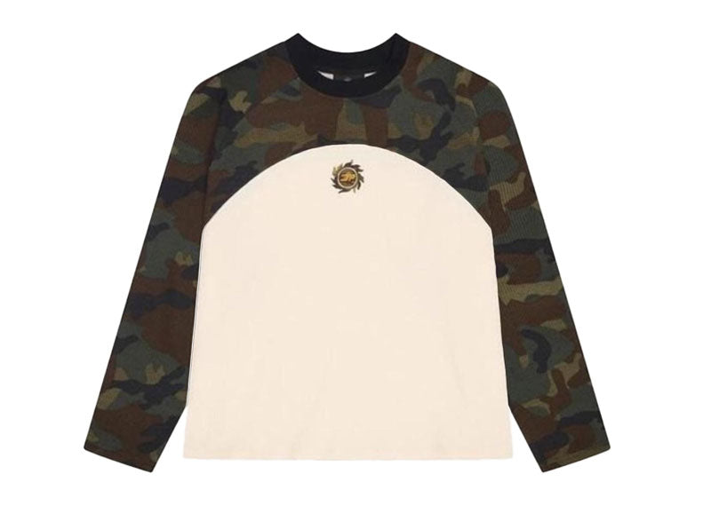 BROKEN PLANET Thermal Long-Sleeve T-Shirt Camo