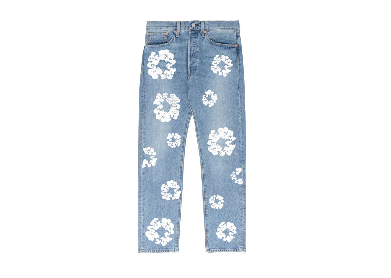 Denim Tears x Levi's Cotton Wreath Jean Light Wash