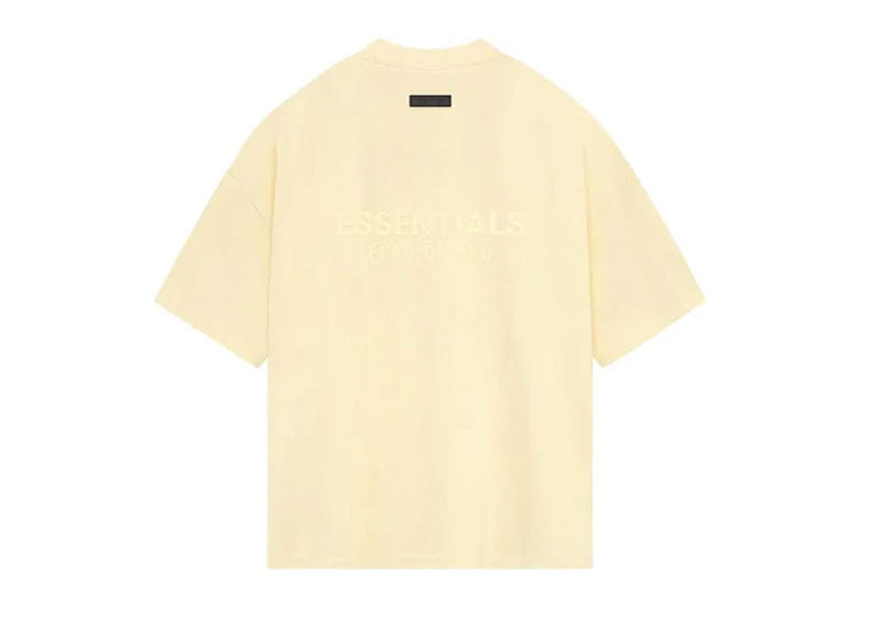 Fear of God Essentials V-Neck T-Shirt Garden Yellow