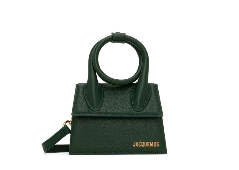 JACQUEMUS 'Le Chiquito Noeud Boucle' Mini Bag Green