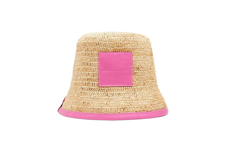 Jacquemus Le Bob Soli Hat Beige/Pink