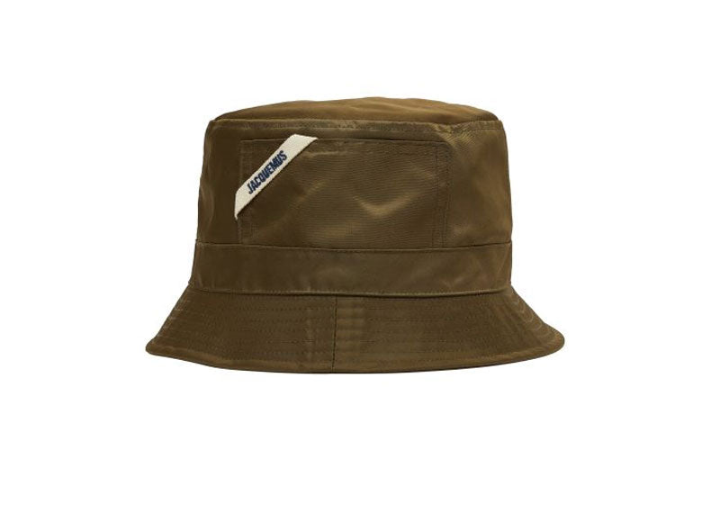 Jacquemus Le Chouchou 'Le Bob Ovalie' Bucket Hat Khaki