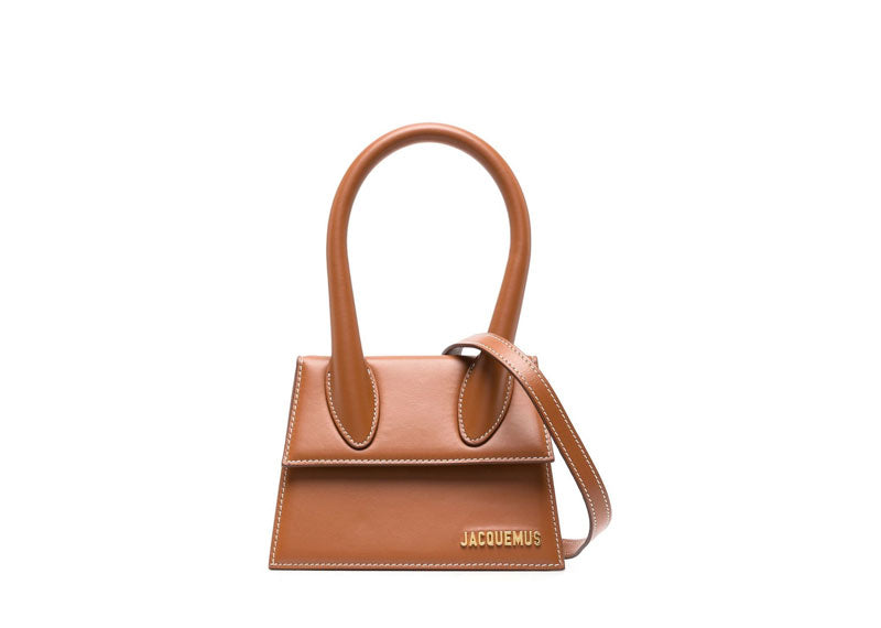 JACQUEMUS 'Le Chiquito Moyen' Bag Brown