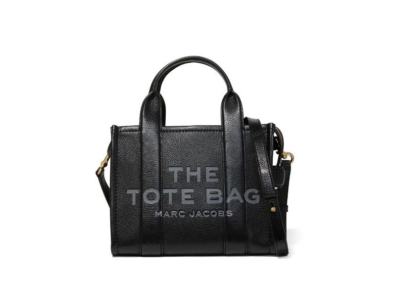 MARC JACOBS 'The Leather Mini Tote Bag' Tote Black