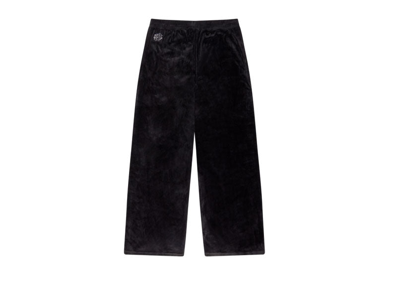 Broken Planet Star Girl Velour Track Pants Black