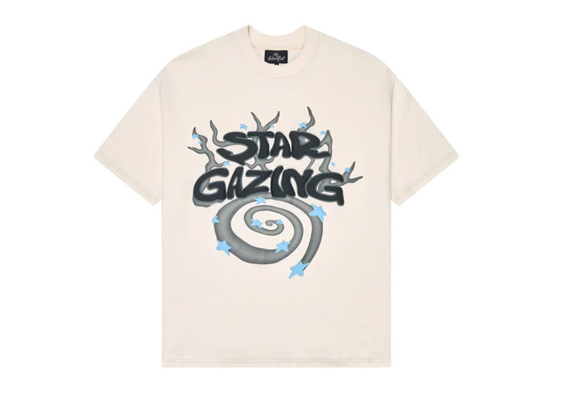 Broken Planet Star Gazing T- Shirt Vanilla White