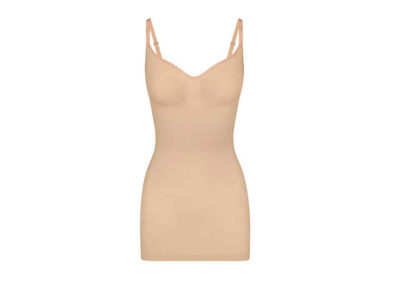 SKIMS Seamless Sculpt Slip Dress Clay