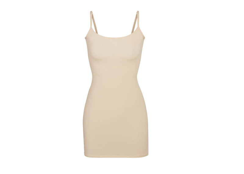 SKIMS Seamless Sculpt Slip Dress Sand