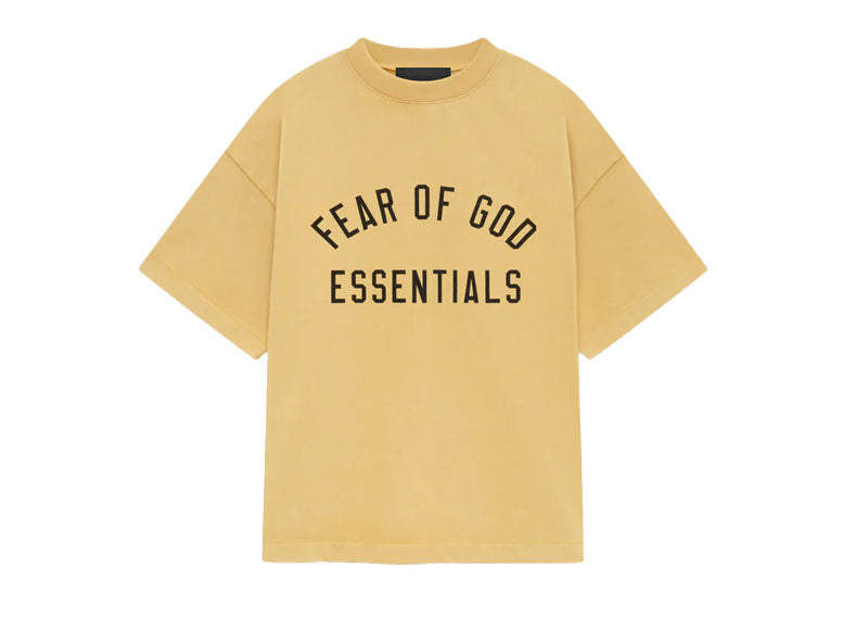 Fear of God Essentials Heavy Crewneck T-Shirt Amber