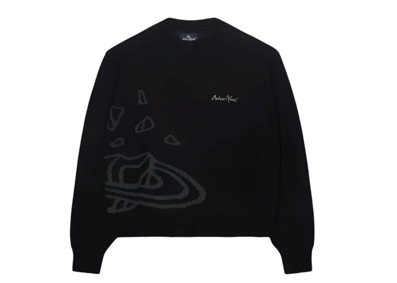 Broken Planet Market Knit Sweater Midnight Black