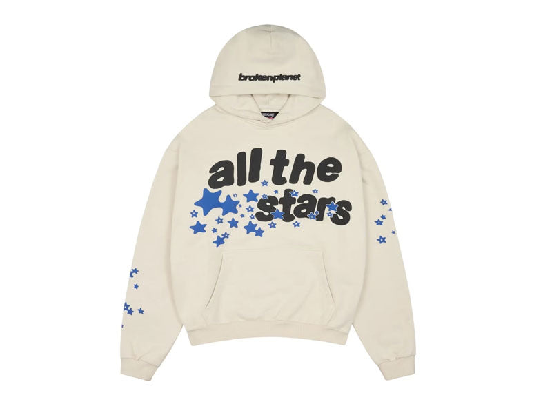 Broken Planet All The Stars Hoodie Ivory White