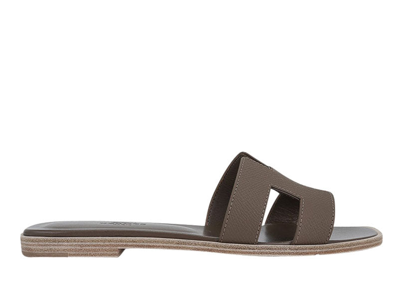 Hermes Oran Sandals Etoupe