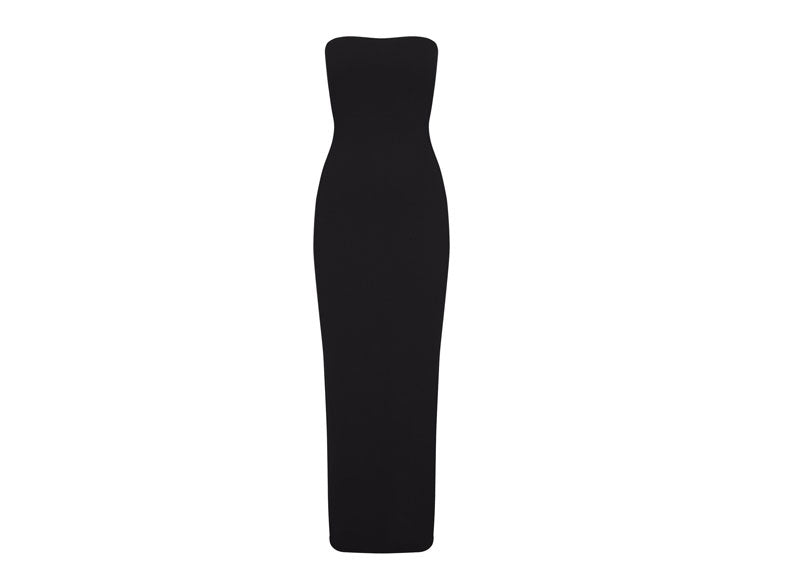 SKIMS Fits Everybody Tube Dress Onyx