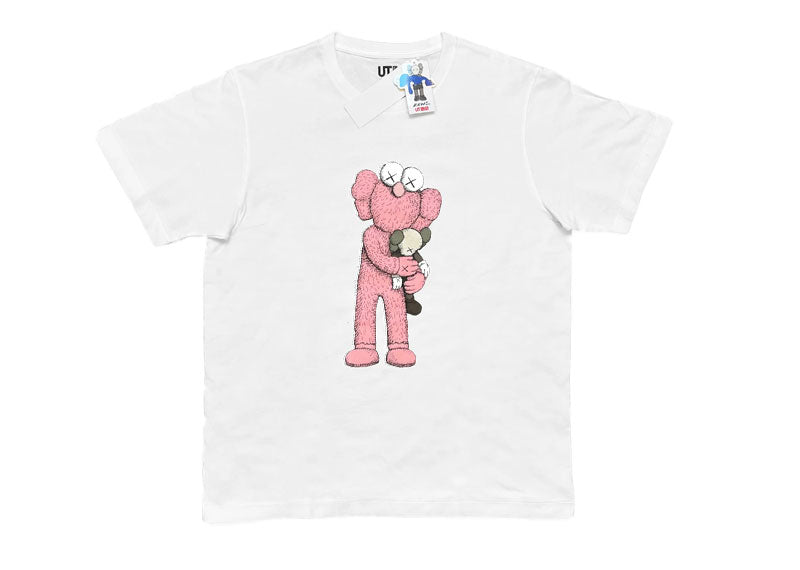 KAWS x Uniqlo Pink BFF Tee (Asia Sizing) White