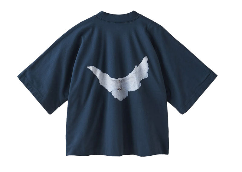 Yeezy Gap Engineered by Balenciaga Dove No Seam T-Shirt Dark Blue