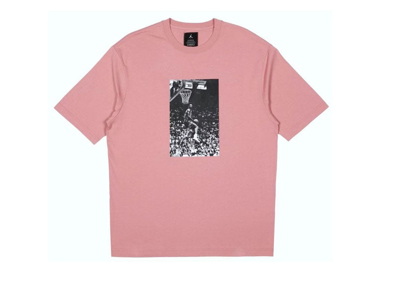 Jordan x Union Reverse Dunk T-Shirt Rust Pink