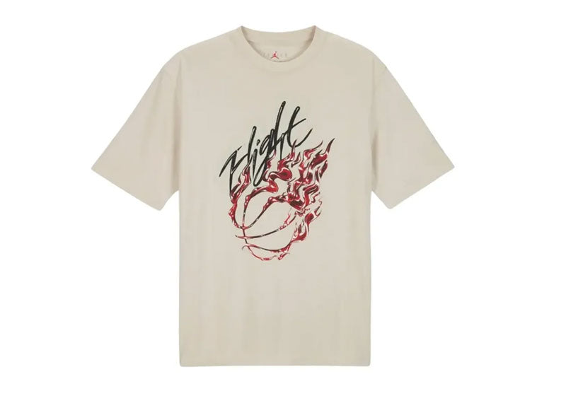 Jordan x Travis Scott Flight Graphic T-Shirt Cream