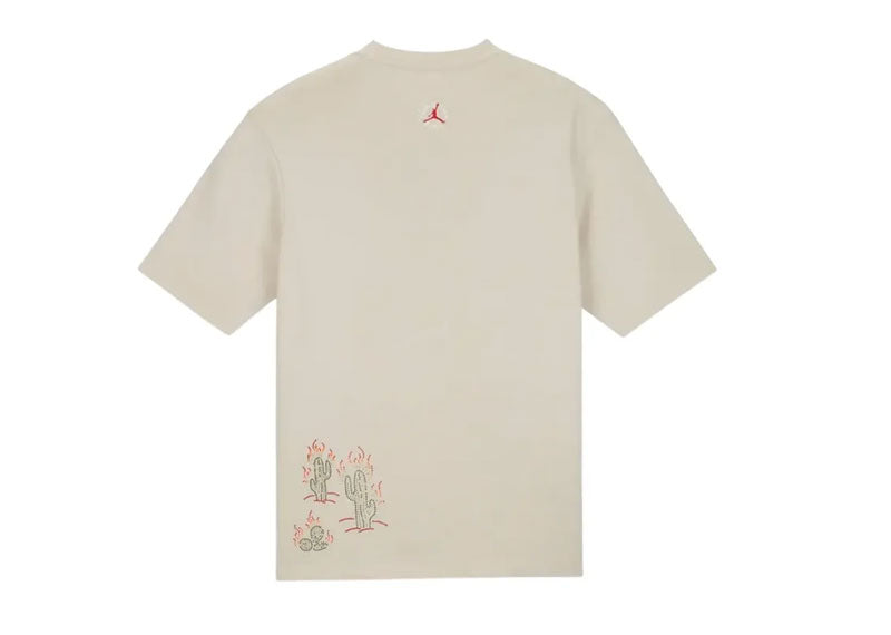 Jordan x Travis Scott Flight Graphic T-Shirt Cream