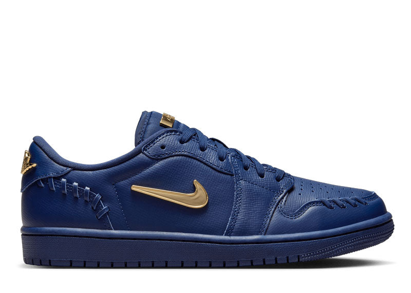 Jordan 1 Low Method of Make Midnight Navy Metallic Gold (Women's)