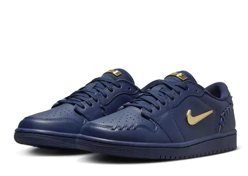 Jordan 1 Low Method of Make Midnight Navy Metallic Gold (Women's)