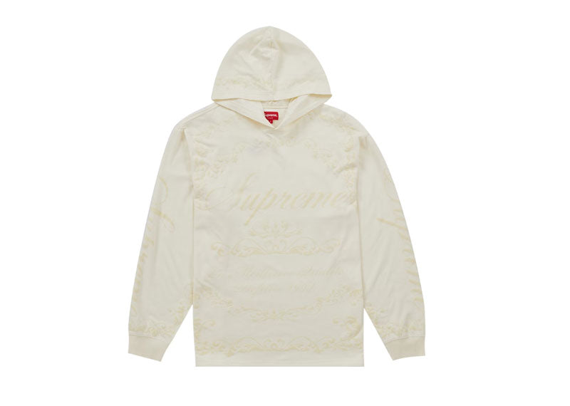 Supreme Celebre Hooded L/S Top White