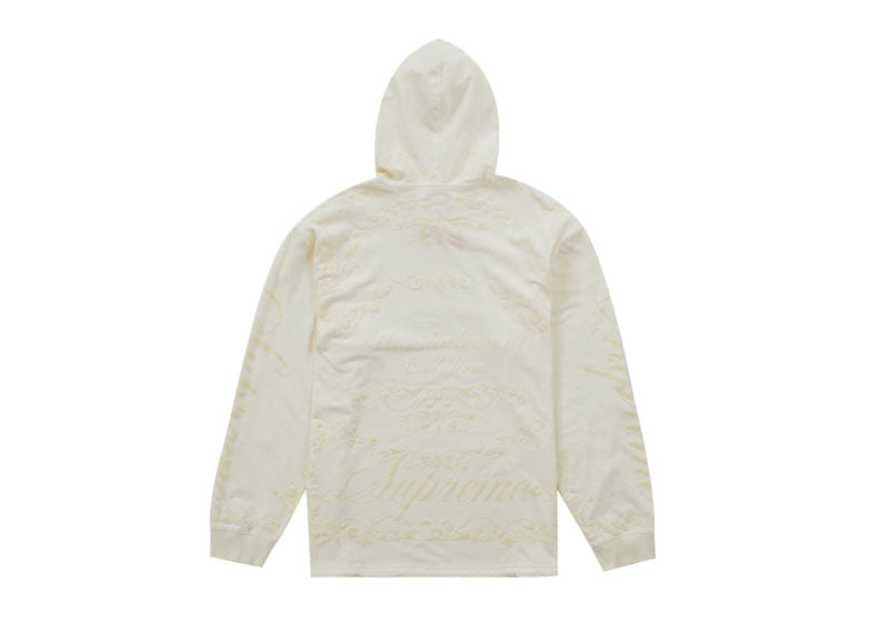 Supreme Celebre Hooded L/S Top White