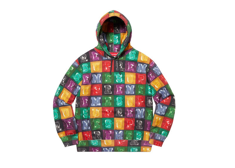 Supreme Blocks Hooded Sweatshirt 'Multi'