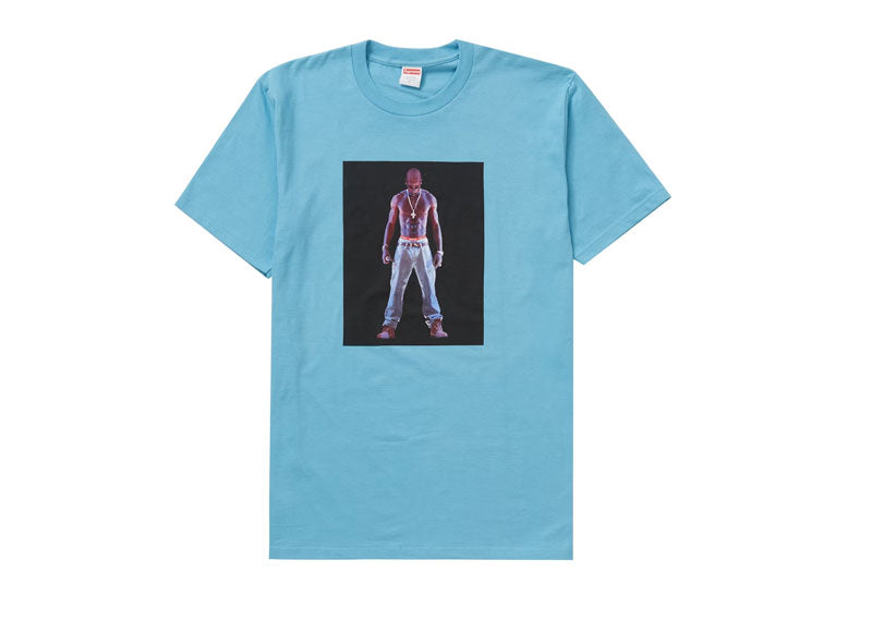 Supreme Tupac Hologram T-Shirt Light Slate