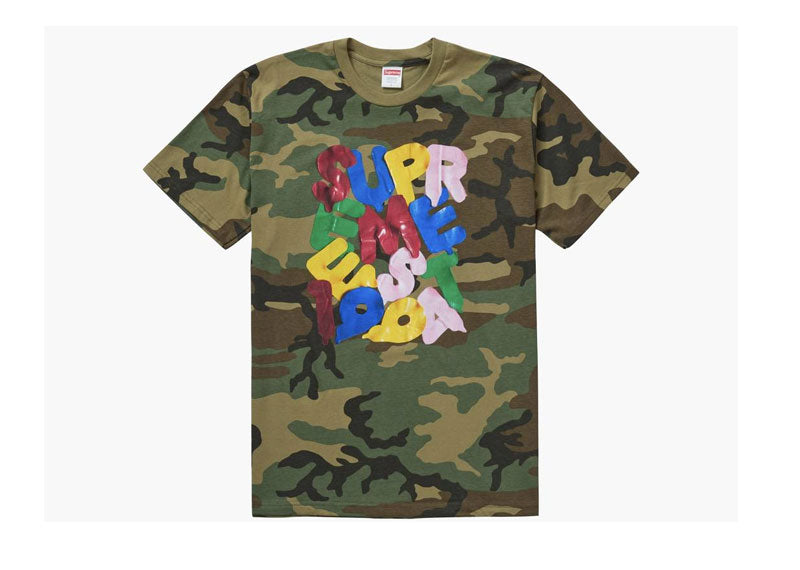 Supreme Balloons T-Shirt Woodland Camo