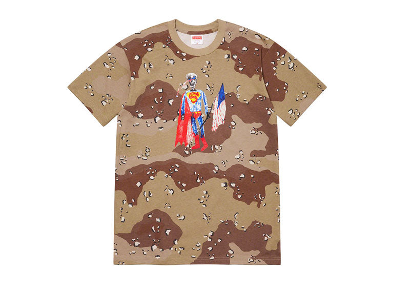 Supreme Skeleton T-Shirt Chocolate Chip Camo