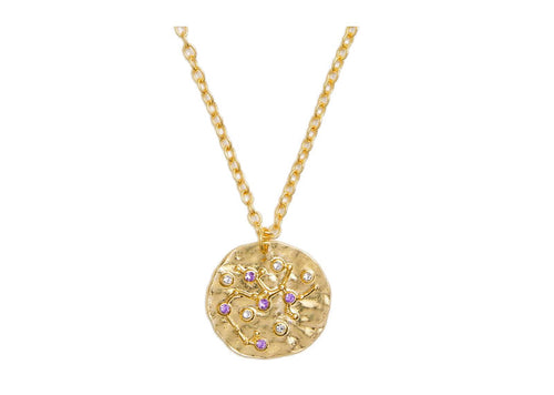 Soul Gallery Constellation Necklace 14ct Gold Plated Sagittarius | Soul Gallery