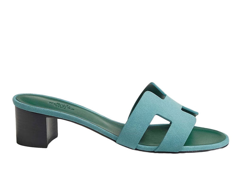 Hermes Oasis Blue Mineral Lambskin