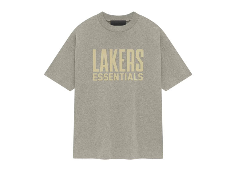 Fear of God Essentials Lakers T-Shirt (SS25) Warm Heather | Soul Gallery