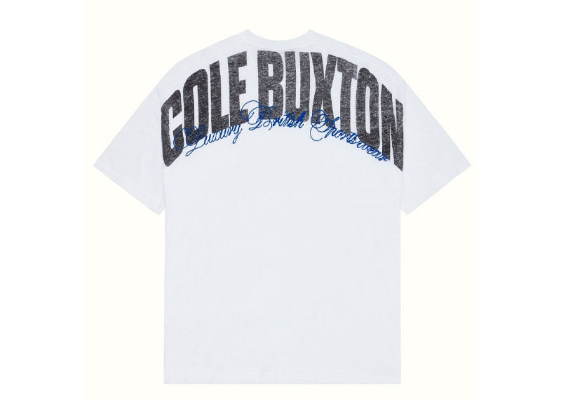 Cole Buxton Inside Out Arch Logo T-Shirt White