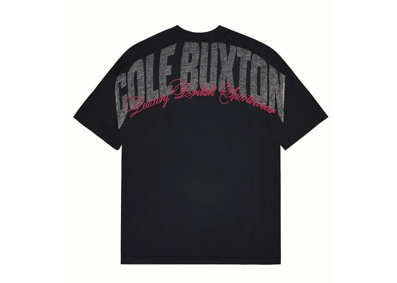 Cole Buxton Inside Out Arch Logo T-Shirt Black