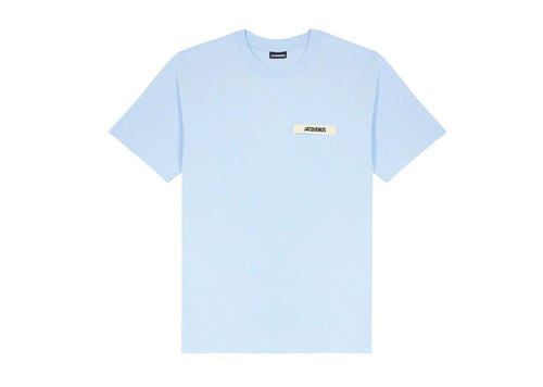 Jacquemus The Gros Grain Logo T-Shirt Blue | Soul Gallery