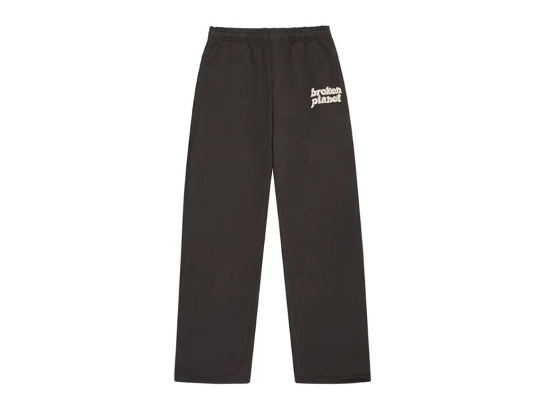 Broken Planet Basics Straight Leg Sweatpants Soot Black