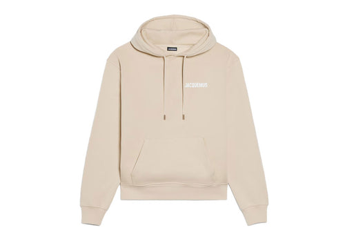 Jacquemus Hooded Sweatshirt Light Beige | Soul Gallery