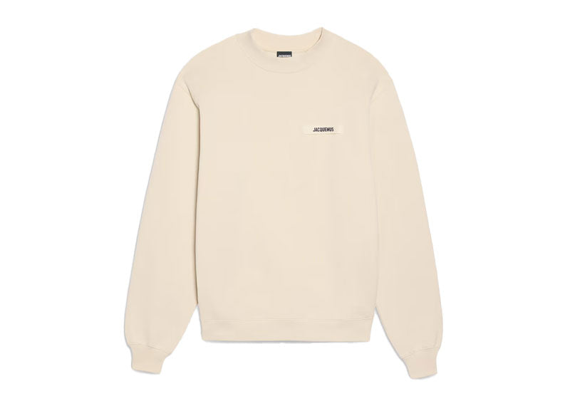 Jacquemus The Gros Grain Sweatshirt Beige