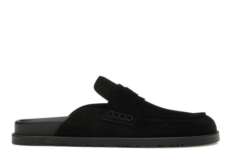 Hermes Go Mule Noir Suede Calfskin | Soul Gallery