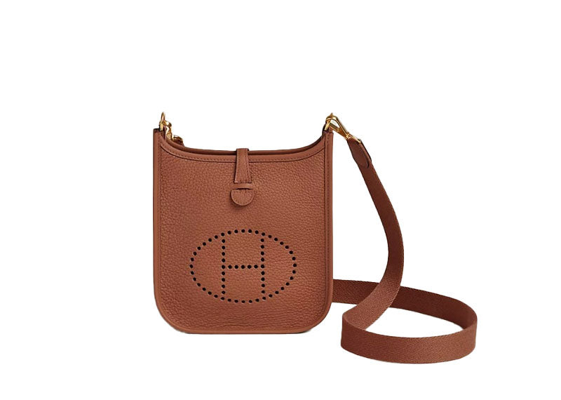 Hermes Bag Evelyne 16 Taurillon Clemence Sangle Wooly Unicolore