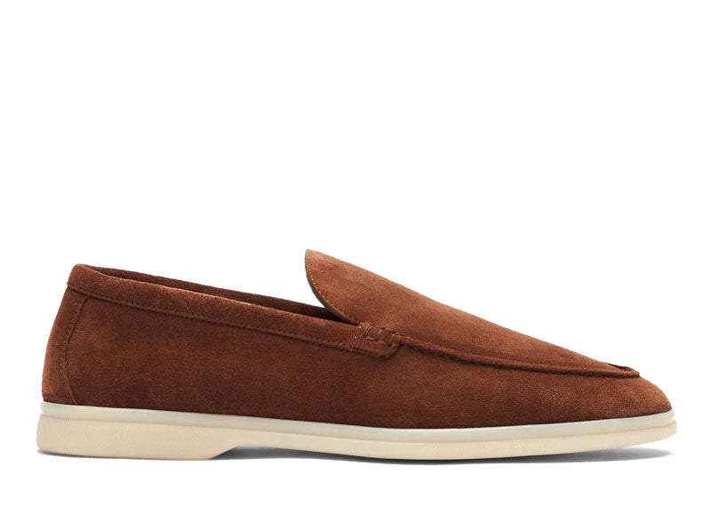 Scarosso Ludovico Suede Loafers Marrone | Soul Gallery
