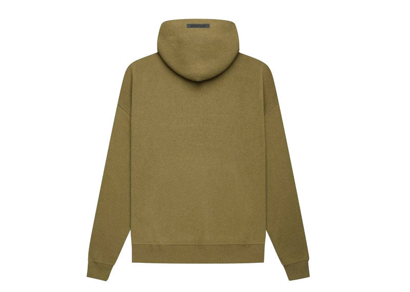 Fear of God Essentials Knit Pullover Hoodie Amber | Soul Gallery