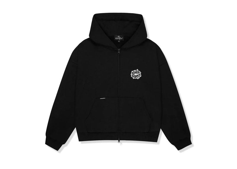 Broken Planet Sun Zip Up Hoodie Black | Soul Gallery