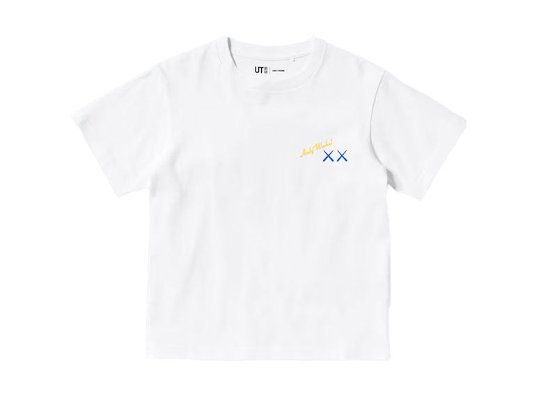 KAWS x Uniqlo Warhol Kids' UT Graphic 471935 T-Shirt White | Soul Gallery