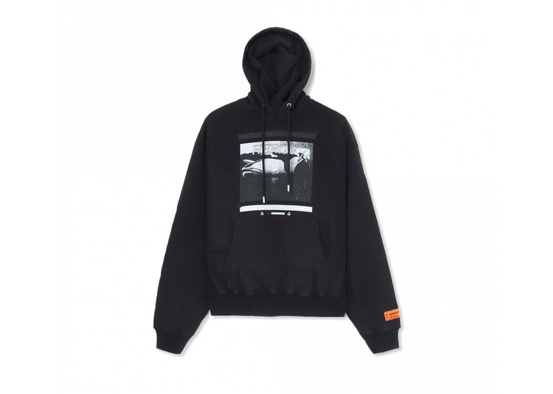 Heron Preston Misprinted Hoodie Black