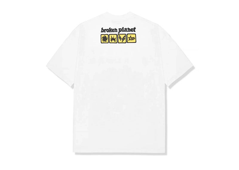 Broken Planet 'In Case Of Emergency' T-Shirt White | Soul Gallery